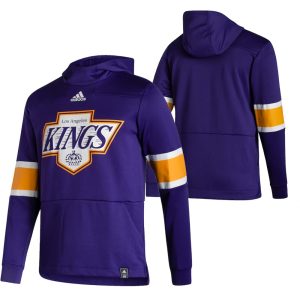 First - rate Los Angeles Kings Blank Adidas Reverse Retro Pullover Hoodie Purple