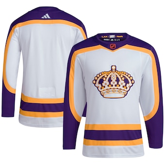 Gorgeous Los Angeles Kings Blank Men's adidas Reverse Retro 2.0 Authentic Player Jersey White