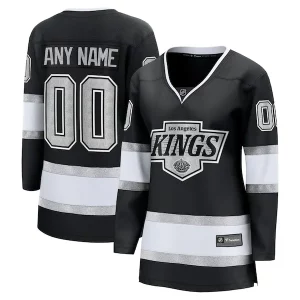 Gorgeous Los Angeles Kings Women's Home Breakaway Custom Jersey   Black
