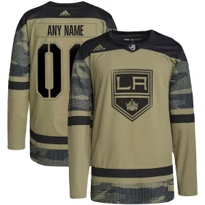First - rate Los Angeles Kings adidas Military Appreciation Team Authentic Custom Practice Jersey   Camo