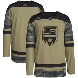 Premium Los Angeles Kings adidas Military Appreciation Team Authentic Practice Jersey   Camo