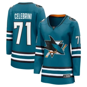 Magnificent Macklin Celebrini San Jose Sharks Women's Home Breakaway Jersey – Teal