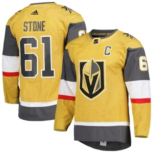 Gorgeous Mark Stone Vegas Golden Knights adidas Home Primegreen Authentic Player Jersey   Gold