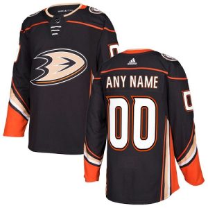 Exquisite Men's Adidas Ducks Personalized Authentic Black Home NHL Jersey
