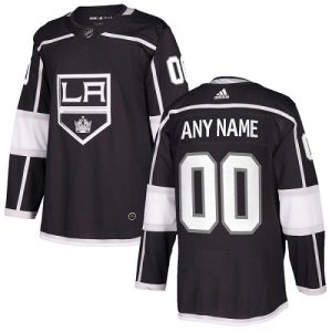 Magnificent Men's Adidas Kings Personalized Authentic Black Home NHL Jersey