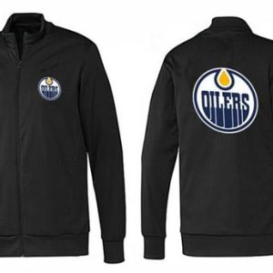 Magnificent NHL Edmonton Oilers Zip Jackets Black 1