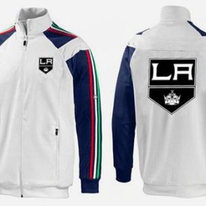 First - rate NHL Los Angeles Kings Zip Jackets White 3