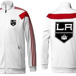 Premium NHL Los Angeles Kings Zip Jackets White 4