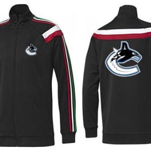 Magnificent NHL Vancouver Canucks Zip Jackets Black 2