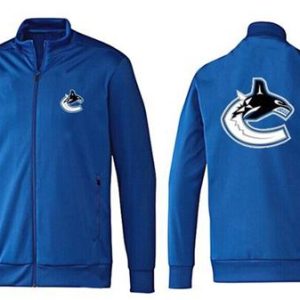 Magnificent NHL Vancouver Canucks Zip Jackets Blue 1
