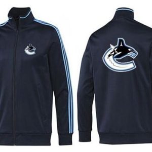 Superior NHL Vancouver Canucks Zip Jackets Dark Blue