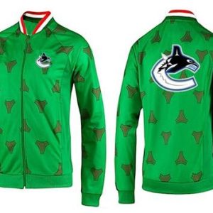 Magnificent NHL Vancouver Canucks Zip Jackets Green 2