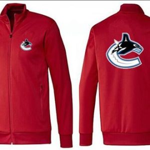 Magnificent NHL Vancouver Canucks Zip Jackets Red