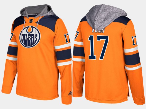 Splendid Oilers #17 Jari Kurri Orange Name And Number Hoodie