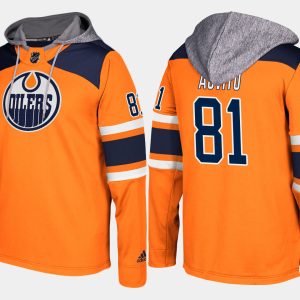 Superior Oilers #81 Yohann Auvitu Orange Name And Number Hoodie