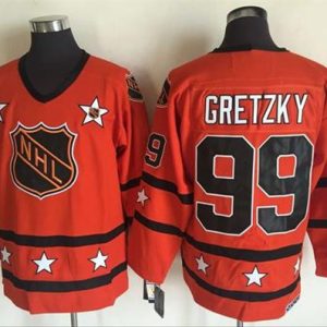 First - rate Oilers #99 Wayne Gretzky Orange All Star CCM Throwback Stitched NHL Jersey
