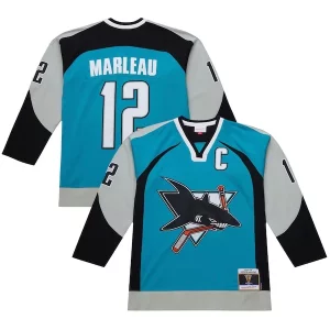 Premium Patrick Marleau San Jose Sharks 2003 04 Power Play Jersey   Teal