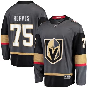 Exceptional Ryan Reaves Vegas Golden Knights Home Breakaway Player Jersey   Black