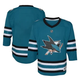 Gorgeous San Jose Sharks Youth Replica Jersey   Teal