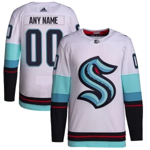 First - rate Seattle Kraken adidas Away Primegreen Authentic Custom Jersey   White