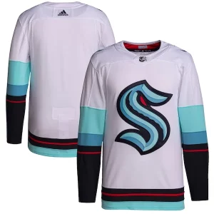 Exquisite Seattle Kraken adidas Away Primegreen Authentic Jersey   White