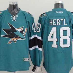 Premium Sharks #48 Tomas Hertl Teal Stitched NHL Jersey