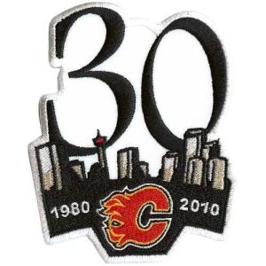 Superior Stitched 2010 Calgary Flames 30th Anniversary Jersey Patch