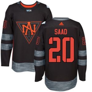 Outstanding Team North America #20 Brandon Saad Black 2016 World Cup Stitched NHL Jersey