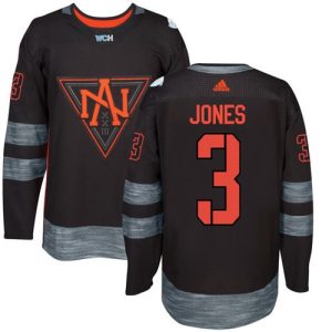 Outstanding Team North America #3 Seth Jones Black 2016 World Cup Stitched Youth NHL Jersey