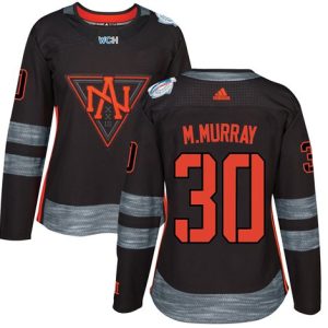 Premium Team North America #30 Matt Murray Black 2016 World Cup Women's Stitched NHL Jersey