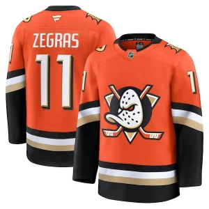 First - rate Trevor Zegras Anaheim Ducks Home Premium Jersey   Orange
