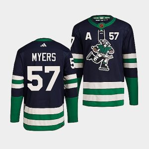 First - rate Vancouver Canucks #57 Tyler Myers Men's adidas Reverse Retro 2.0 Authentic Player Jersey   Navy
