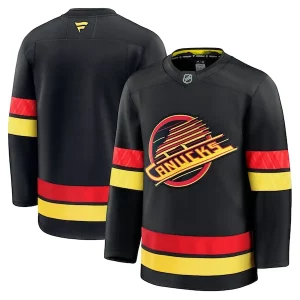 First - rate Vancouver Canucks Alternate Premium Jersey   Black/Blue/White