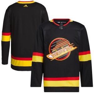 Exquisite Vancouver Canucks Blank Men's adidas Black Alternate Authentic Pro Primegreen Player Jersey