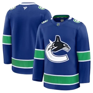 Premium Vancouver Canucks Home Premium Jersey   Blue/Black/White