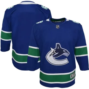 Magnificent Vancouver Canucks Youth Premier Jersey   Blue