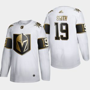 Outstanding Vegas Golden Knights #19 Reilly Smith Men's Adidas White Golden Edition Limited Stitched NHL Jersey