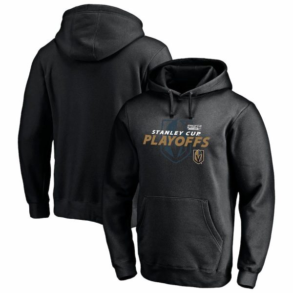 Exquisite Vegas Golden Knights 2021 Stanley Cup Playoffs Bound Turnover Pullover Hoodie Black