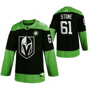 Outstanding Vegas Golden Knights #61 Mark Stone Men's Adidas Green Hockey Fight nCoV Limited NHL Jersey
