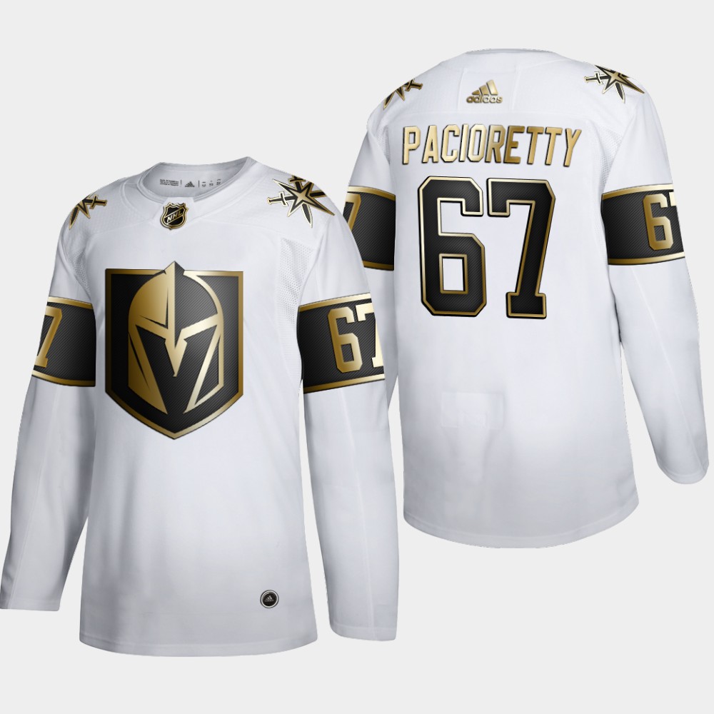 Splendid Vegas Golden Knights #67 Max Pacioretty Men's Adidas White Golden Edition Limited Stitched NHL Jersey?