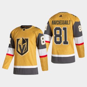Exceptional Vegas Golden Knights #81 Jonathan Marchessault Men's Adidas 2020 21 Authentic Player Alternate Stitched NHL Jersey Gold