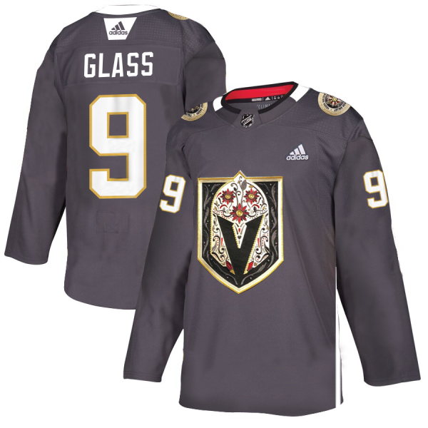 Superior Vegas Golden Knights #9 Cody Glass Men's Grey Adidas Latino Heritage Night Stitched NHL Jersey