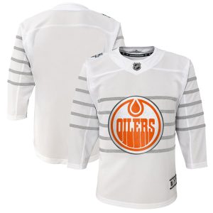 Magnificent Youth Edmonton Oilers White 2020 NHL All Star Game Premier Jersey