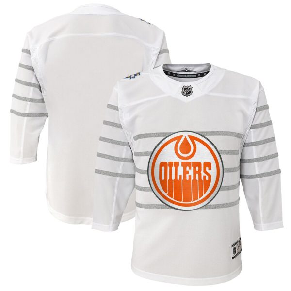 Magnificent Youth Edmonton Oilers White 2020 NHL All Star Game Premier Jersey